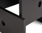 Konferenční stolek Wood Box, black lacquered oak