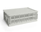 Plastové víko Colour Crate L, grey