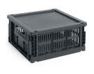 Plastové víko Colour Crate Cube/Square M, charcoal