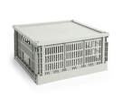 Plastové víko Colour Crate Square L, grey