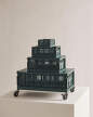 Colour Crate, dark green