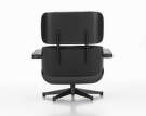 Křeslo Eames Lounge Chair Chestnut Black, Leather Premium F66 Nero