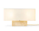 Stolní lampa Nonna H30, travertine