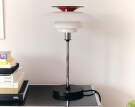 Stolní lampa PH 80, chrome plated