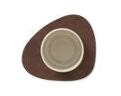 Podložka pod skleničku Curve Nupo, dark brown