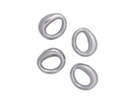 Kroužky na ubrousky Orrith Napkin Rings set 4ks, silver