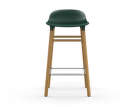 Barová židle Form 65 cm, green/oak