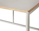 MIES High Table H1, light grey - detail