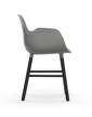 Form Armchair, grey/black