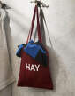 Taska-HAY Tote Bag, burgundy