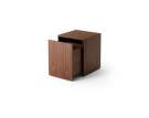 stolek-Mass Side Table w. Drawer, natural walnut