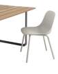 zidle-Fiber Outdoor Side Chair, grey