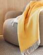 deka-Echo Throw Blanket, yellow