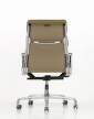 zidle-Soft Pad Chair EA 219, olive / chromed