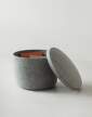 pouf-Hide Storage Pouf Small, grey