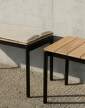 lavice-Ville AV27 Bench, warm black / teak