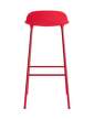 stolicka-Form Bar Chair 75 cm Steel, bright red