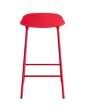 stolicka-Form Bar Chair 65 cm Steel, bright red