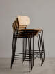 Barová židle Co Bar Chair High, natural oak