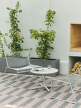 Stolek Neu Round Low Ø60, sky grey