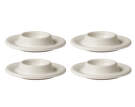 Kalíšek na vajíčko Edge Egg Cup 4ks, ecru stoneware
