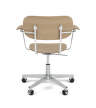 Kancelářská židle Co Task Chair s područkami, polished aluminium/natural oak