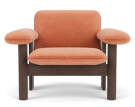 Křeslo Brasilia Low Back, Avalon 012/dark stained oak