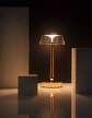Přenosná lampa Bon Jour Unplugged, copper/transparent