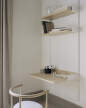Policová sestava Study Shelf, oak/white