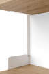 Policová sestava Wall Shelf 900, oak/white