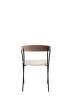 Židle Missing Armchair, lacquered walnut/Barnum 24