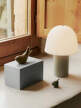 Přenosná lampa Frill, cashmere/white