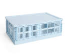 Plastové víko Colour Crate L, soft blue