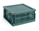 Plastové víko Colour Crate Cube/Square M, dark green