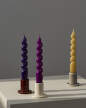 Svícen Tube Small, off-white