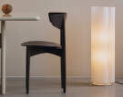 Stojací lampa Boe, silver/natural