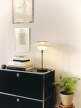 Stolní lampa PH 80, chrome plated