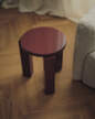 Stolička Atlas Round, burgundy