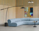 Stojací lampa Contra, anthracite black