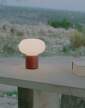 Karl-Johan Portable Table Lamp, Earth Red