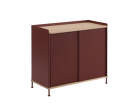 Komoda Enfold Sideboard 100x85, oak/deep red