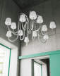 lustr Apollo Chandelier 1065, white