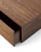 stolek-Mass Coffee Table High w. Drawer, natural walnut
