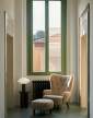 kreslo-Petra VB3 Lounge Chair, walnut / sheepskin