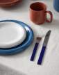pribor-MVS Cutlery 4 piece set, dark blue