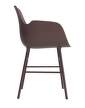 zidle-Form Armchair Steel, brown/brown