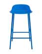 stolicka-Form Bar Chair 65 cm Steel, bright blue