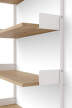 Policová sestava Wall Shelf 1900, oak/white