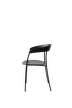 Židle Missing Armchair, black ash