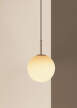 Závěsná lampa TR Bulb, polished steel